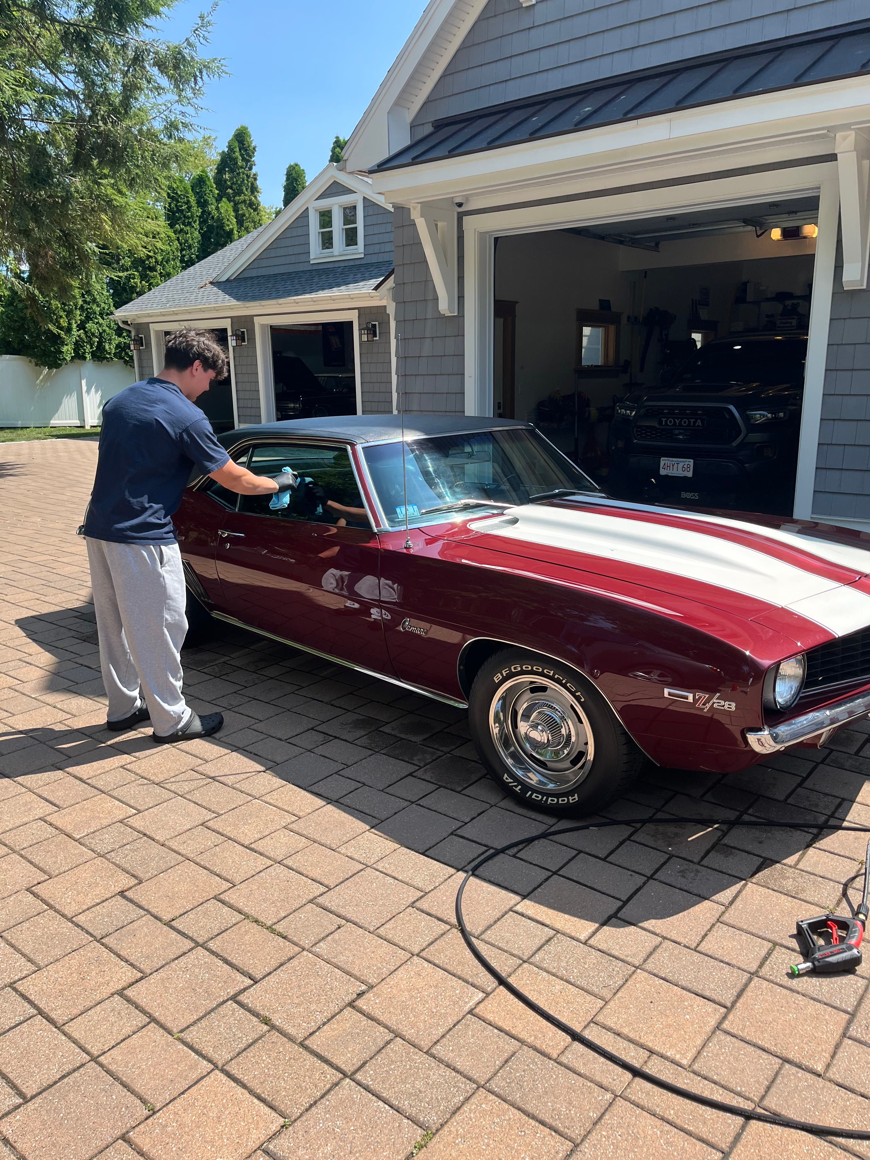 Mobile car detailing exterior wash on the North Shore of Massachusetts